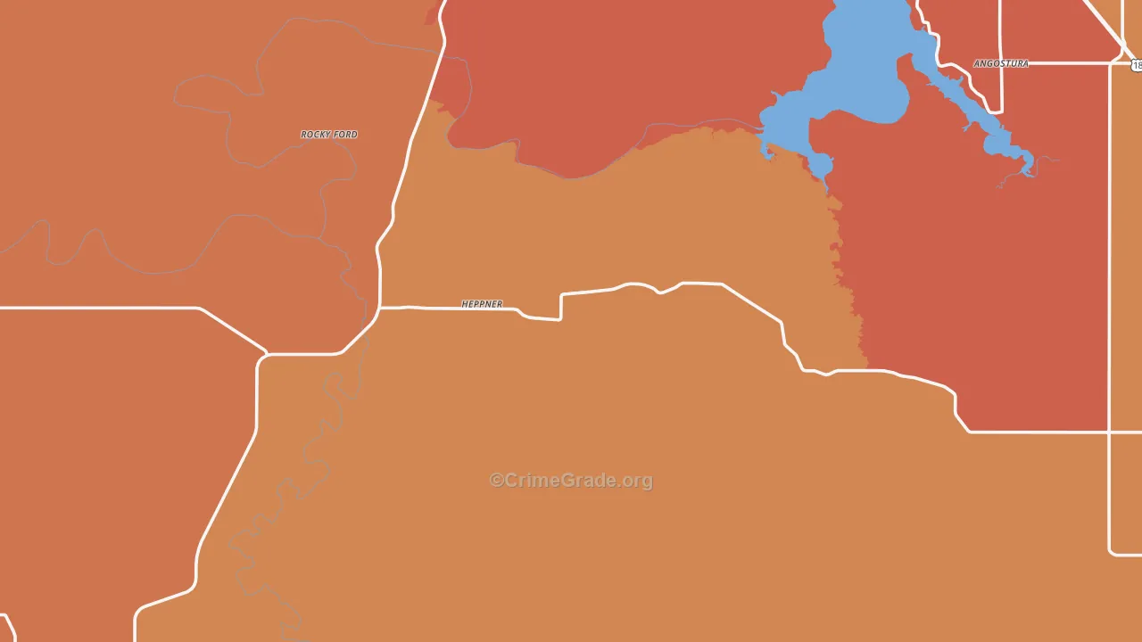 Provo, SD Map of Murder Rates