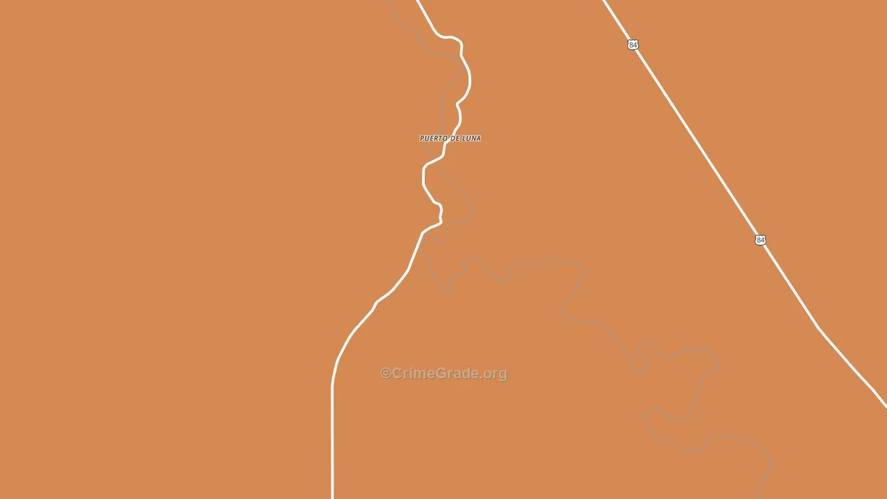 Puerto De Luna, NM Map of Murder Rates