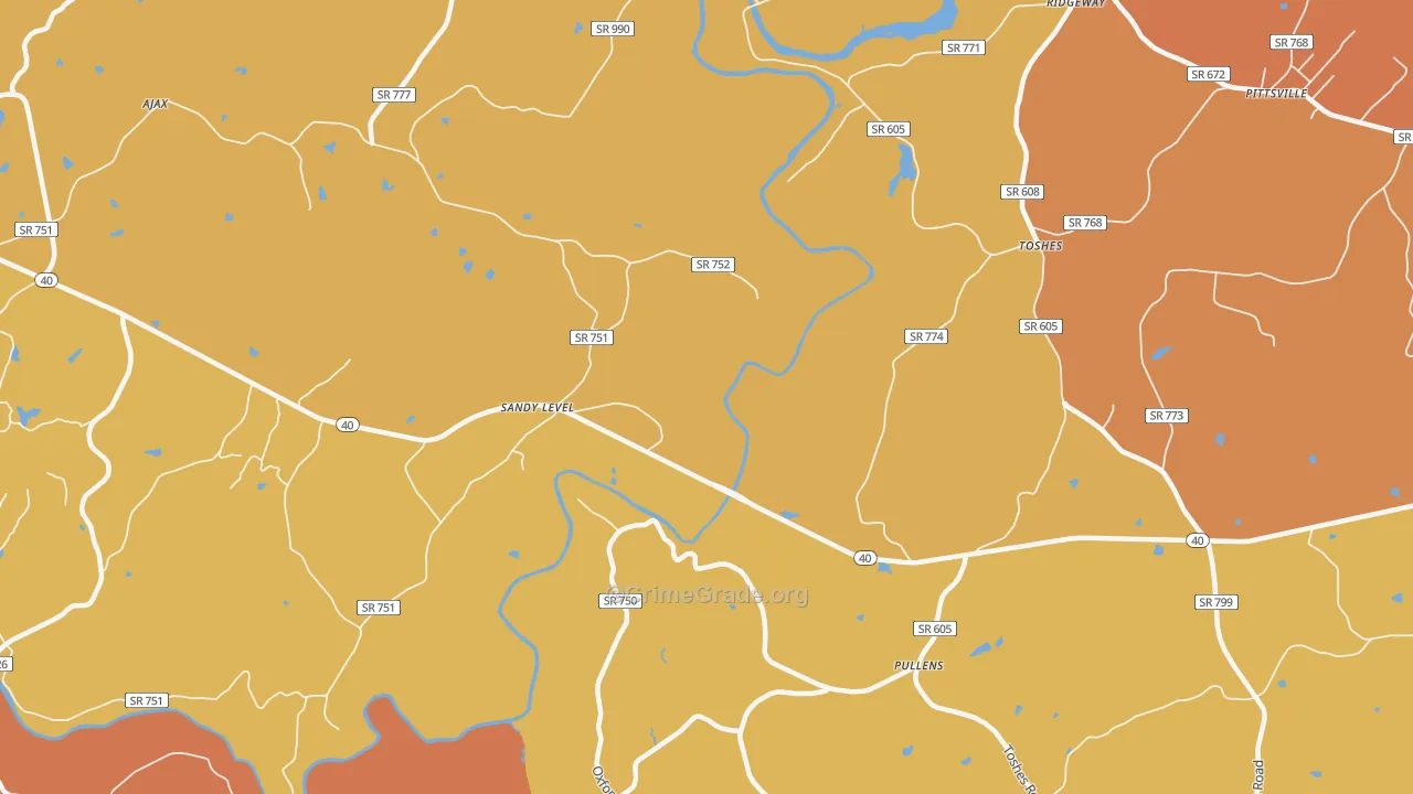 Pullens, VA Map of Murder Rates