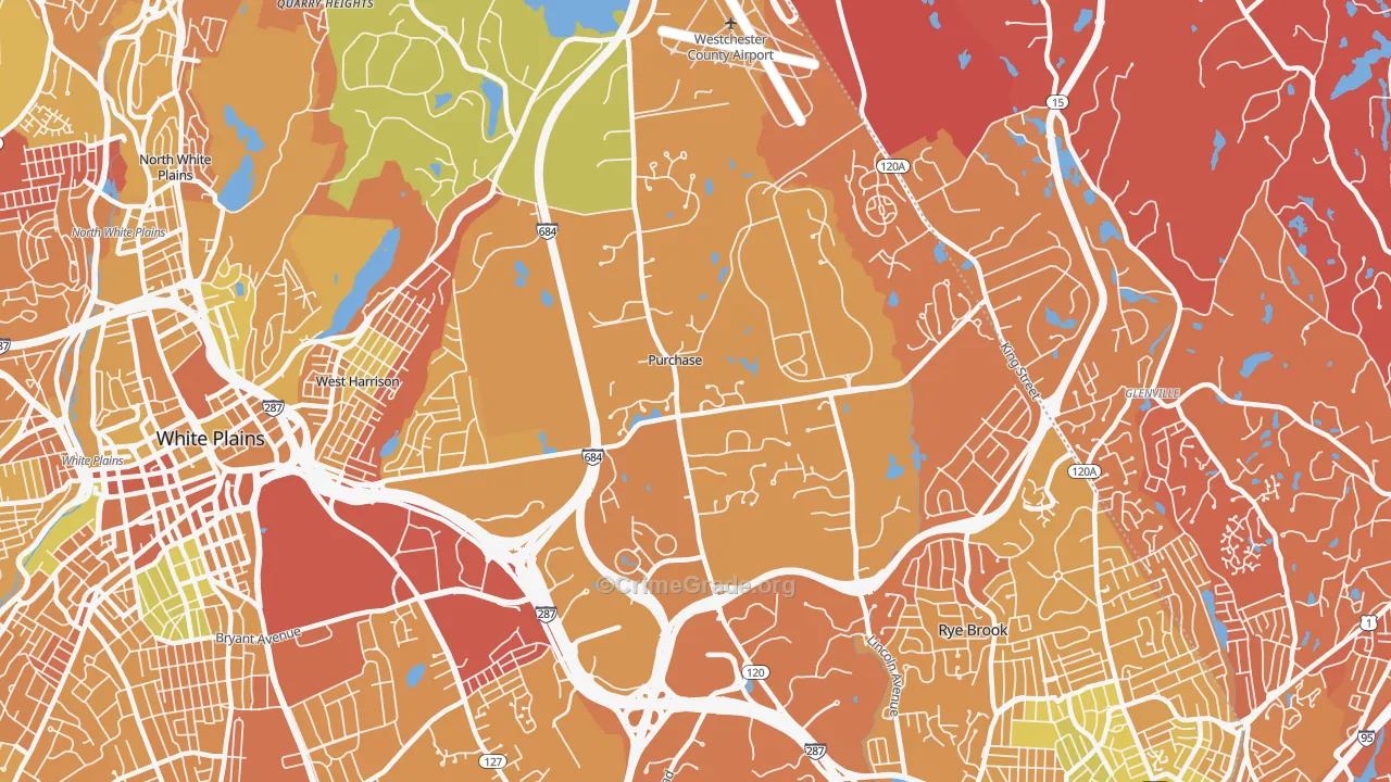 Purchase, NY Map of Murder Rates