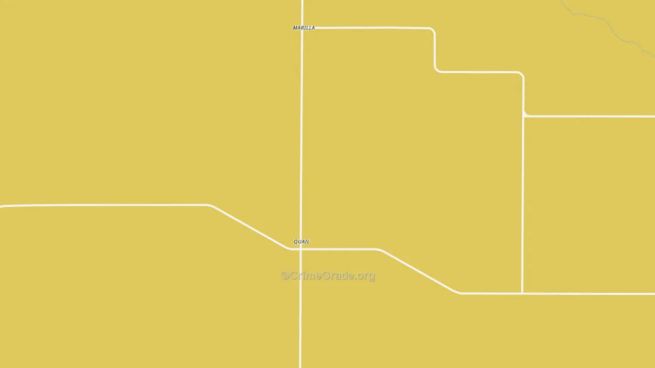 Quail, TX Map of Murder Rates