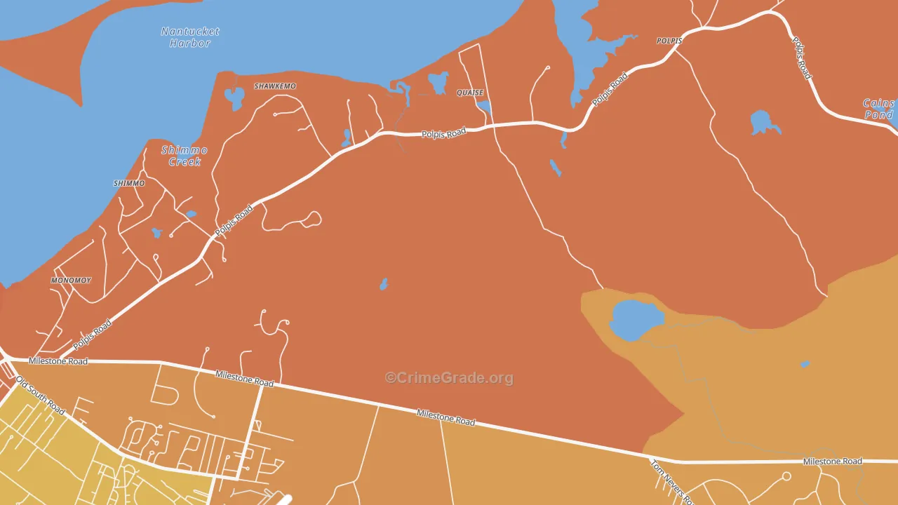Quaise, MA Map of Murder Rates