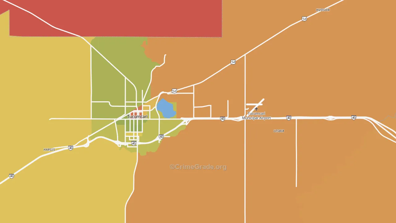 Quay County, NM Map of Murder Rates
