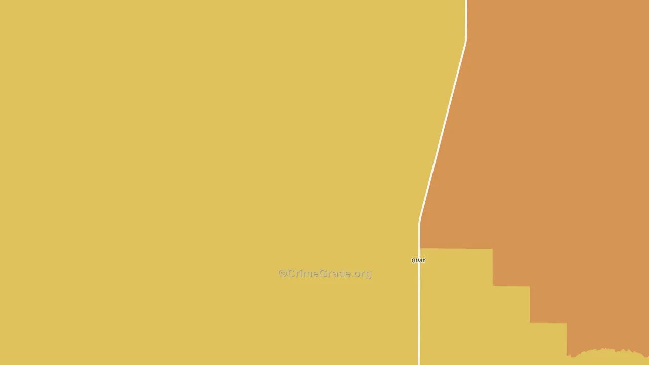 Quay, NM Map of Murder Rates