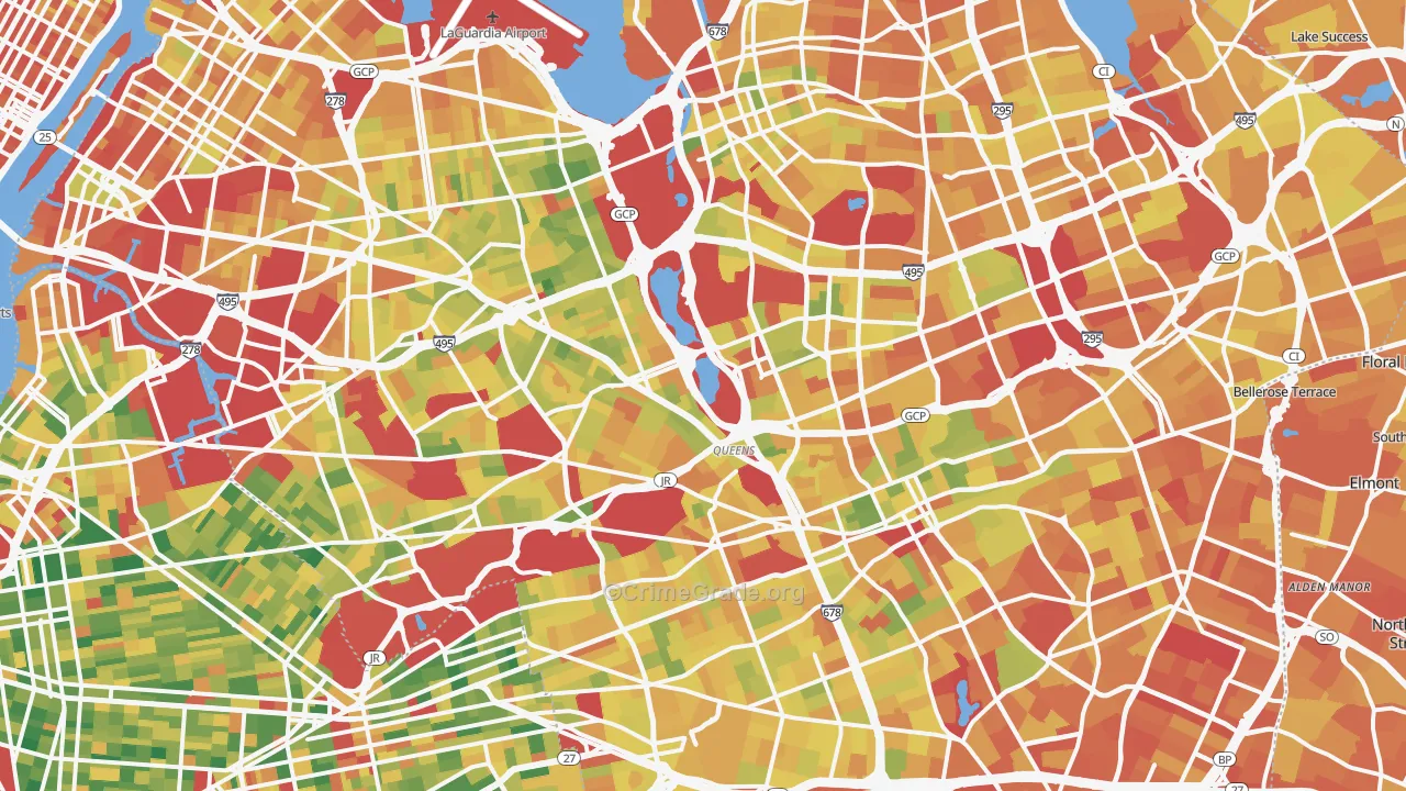 Queens, NY Map of Murder Rates