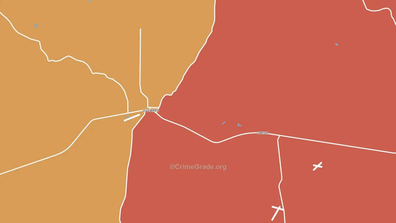 Quemado, NM Map of Murder Rates