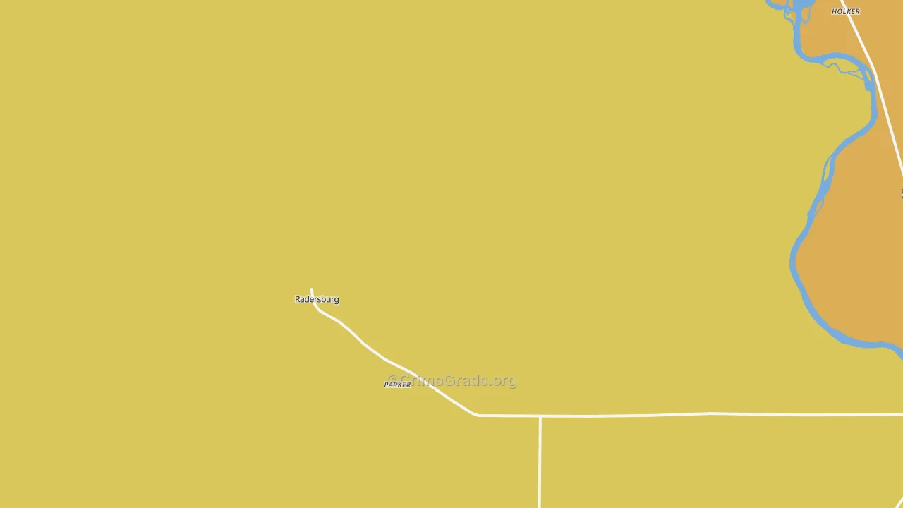 Radersburg, MT Map of Murder Rates