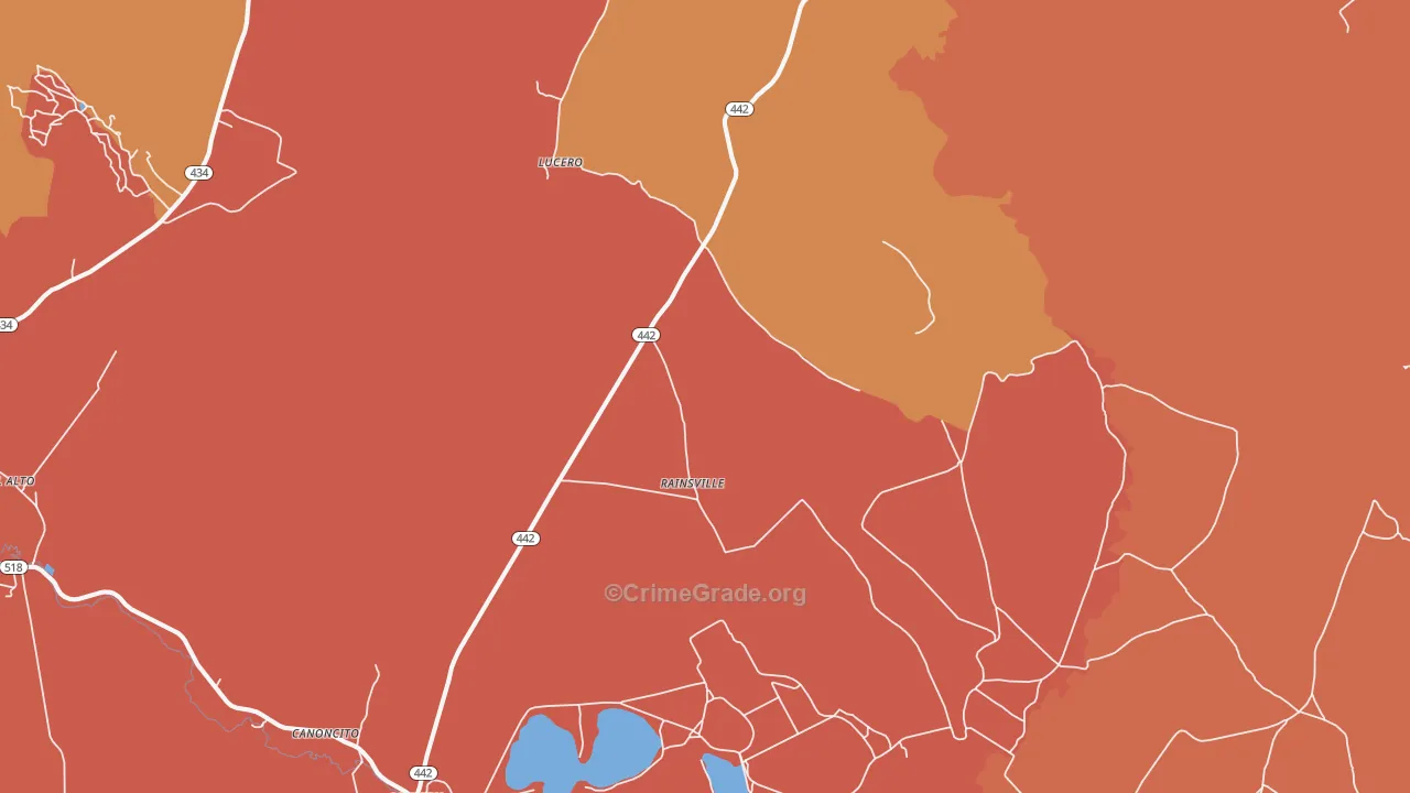 Rainsville, NM Map of Murder Rates