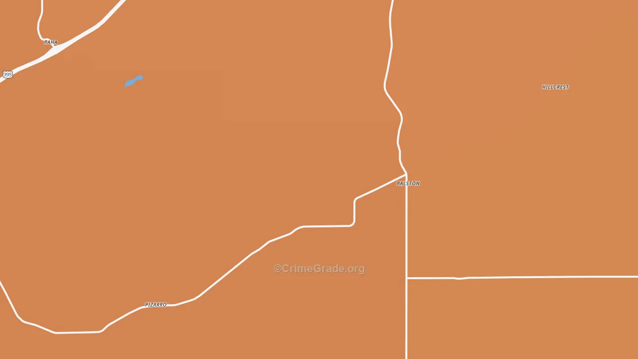 Ralston, WA Map of Murder Rates