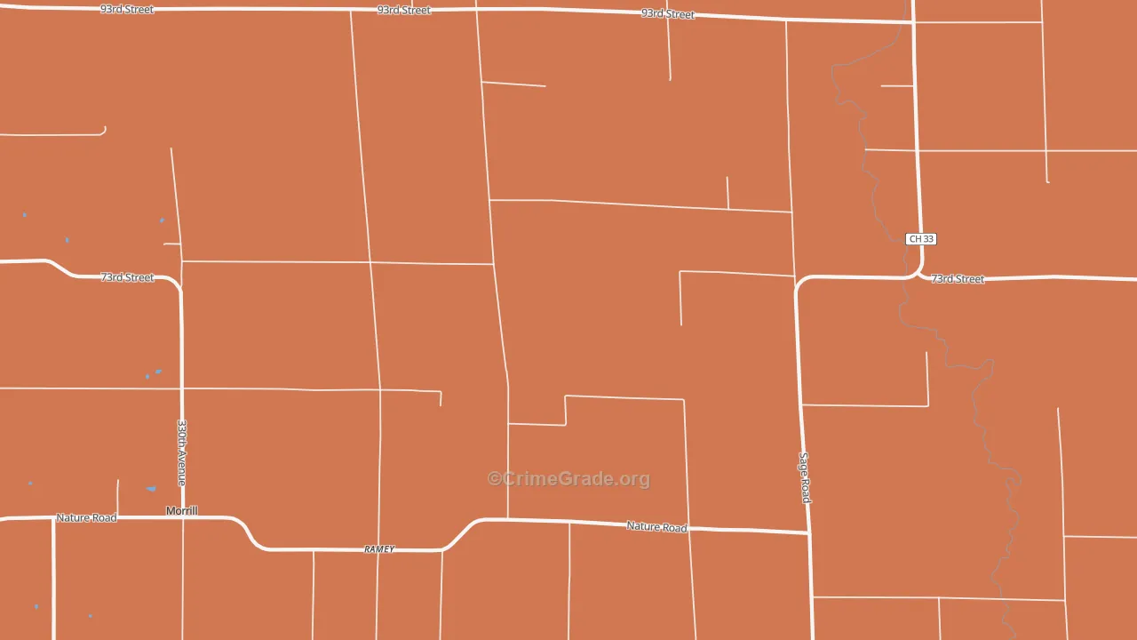 Ramey, MN Map of Murder Rates