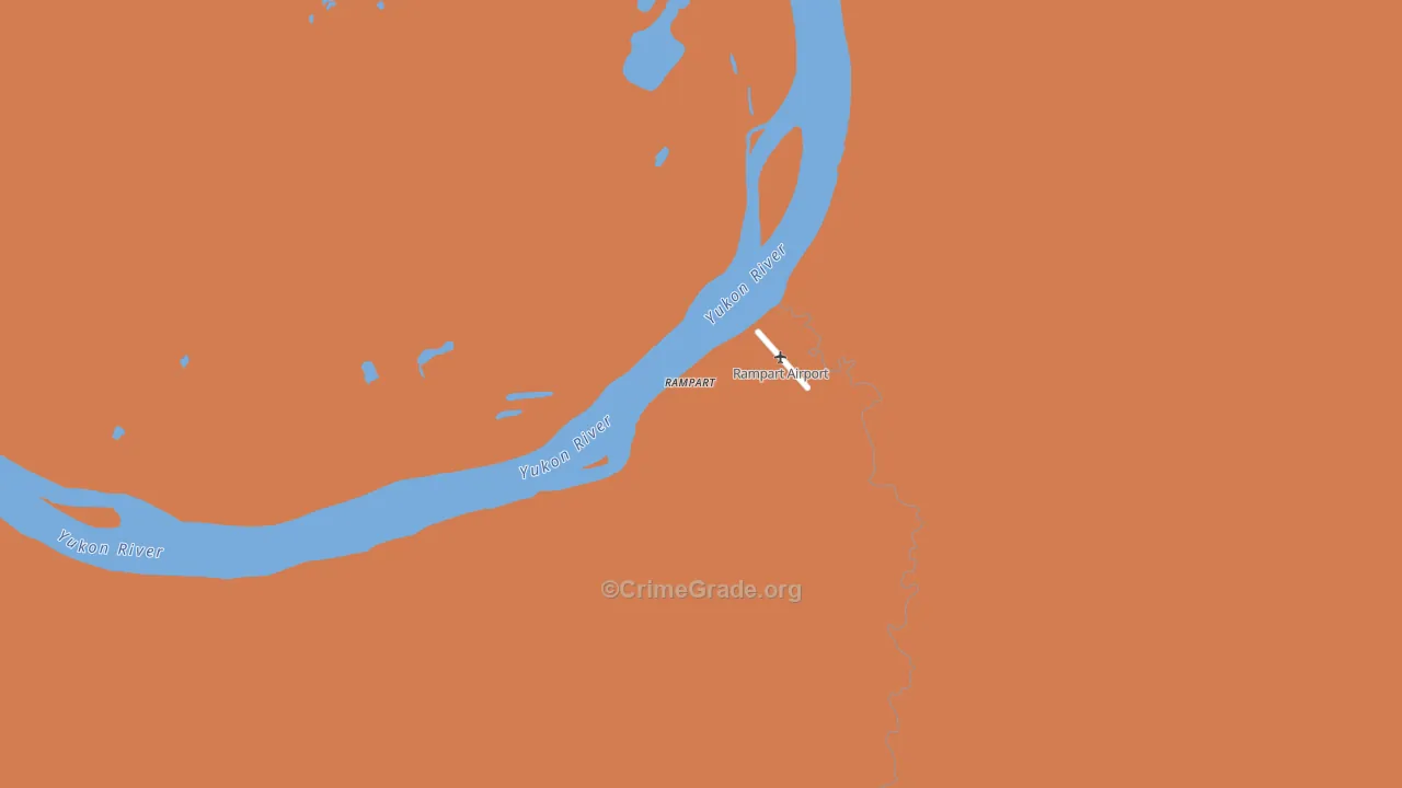 Rampart, AK Map of Murder Rates