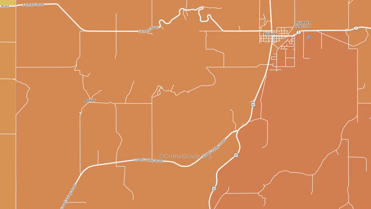 Ramsdell, ID Map of Murder Rates