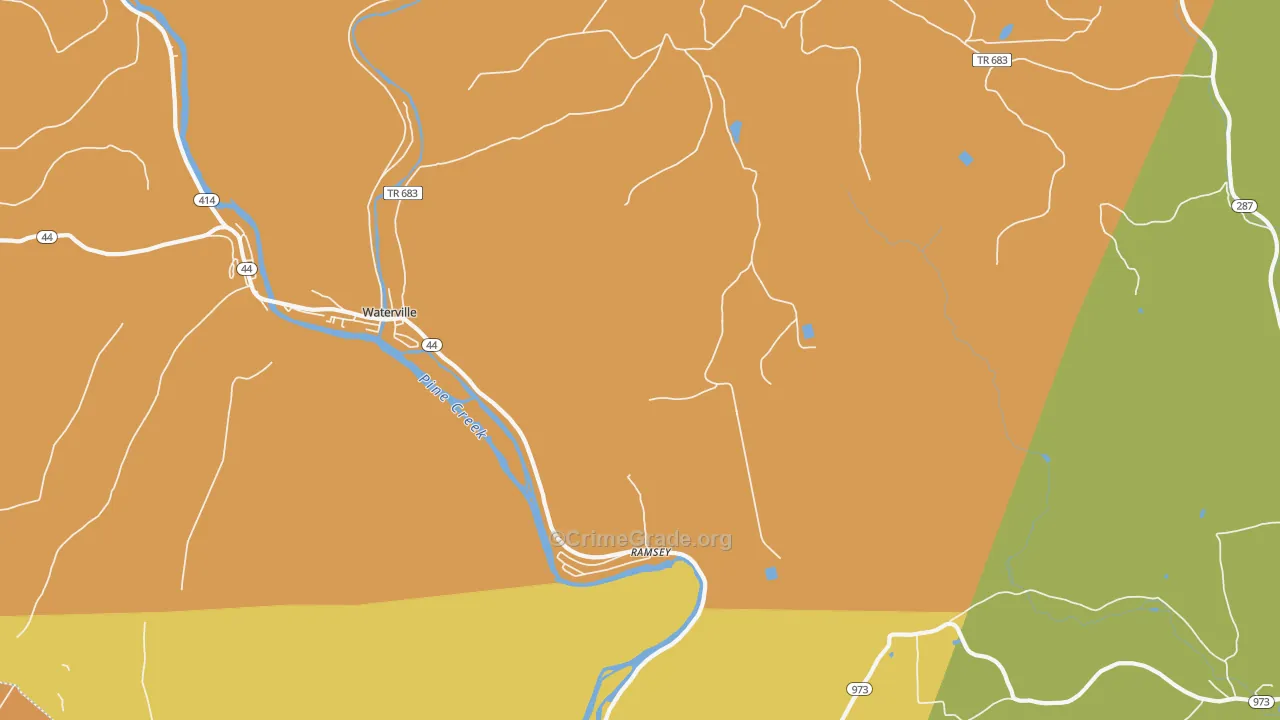 Ramsey, PA Map of Murder Rates