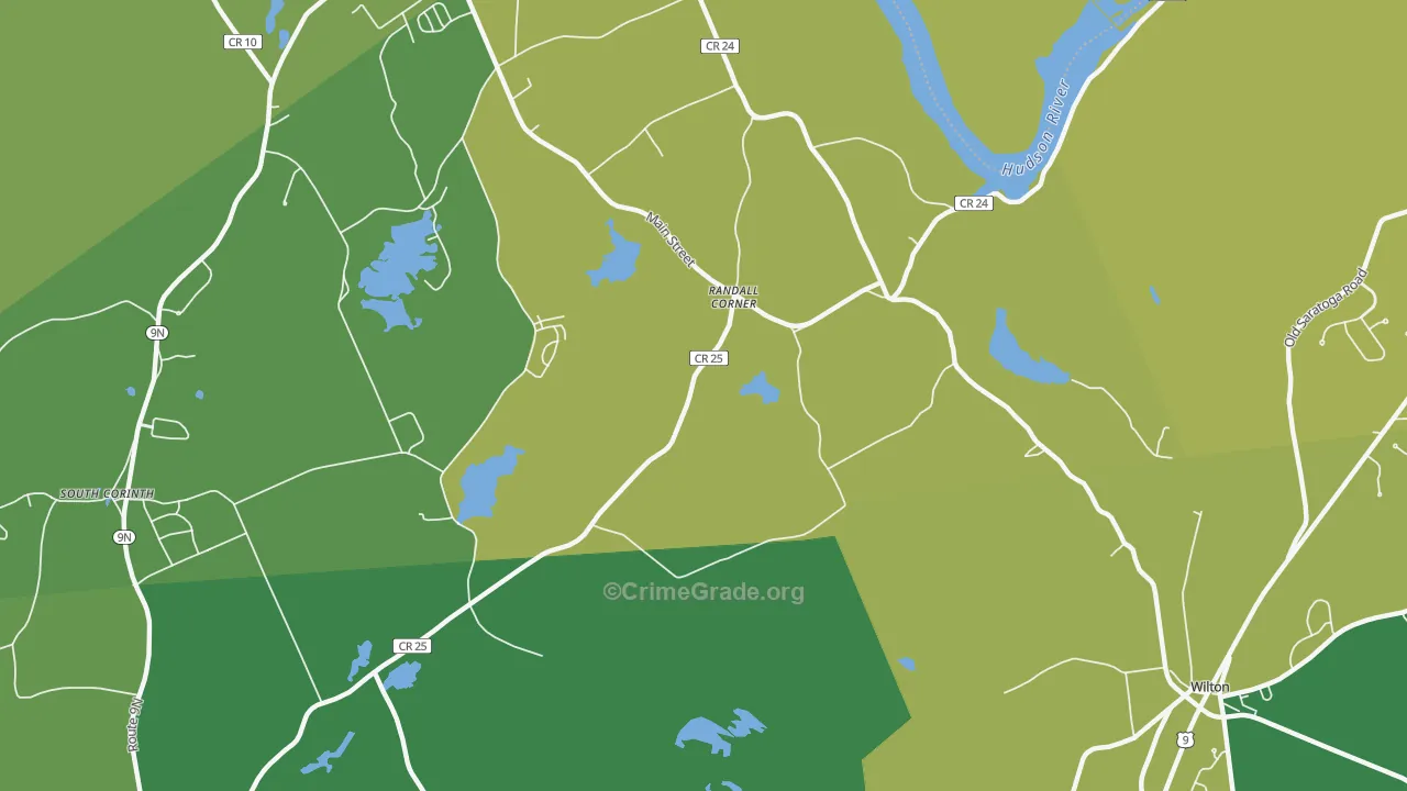 Randall Corner, NY Map of Murder Rates