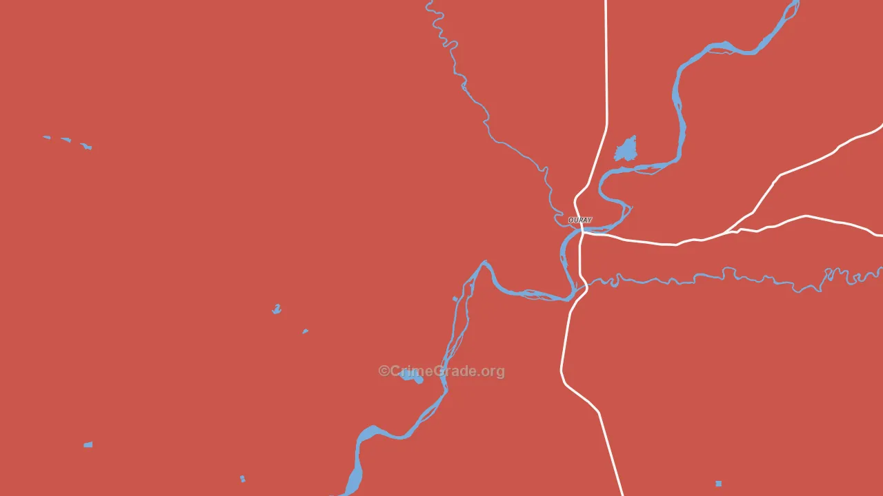 Randlett, UT Map of Murder Rates