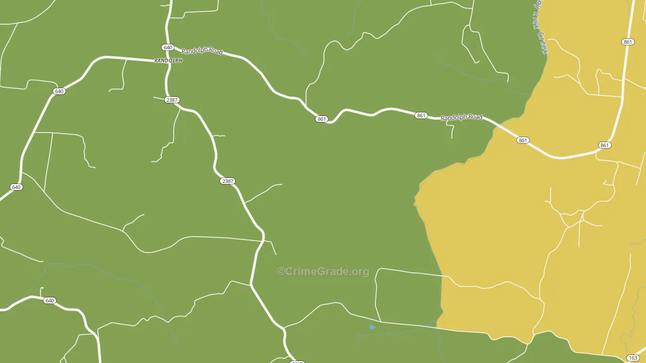 Randolph, KY Map of Murder Rates