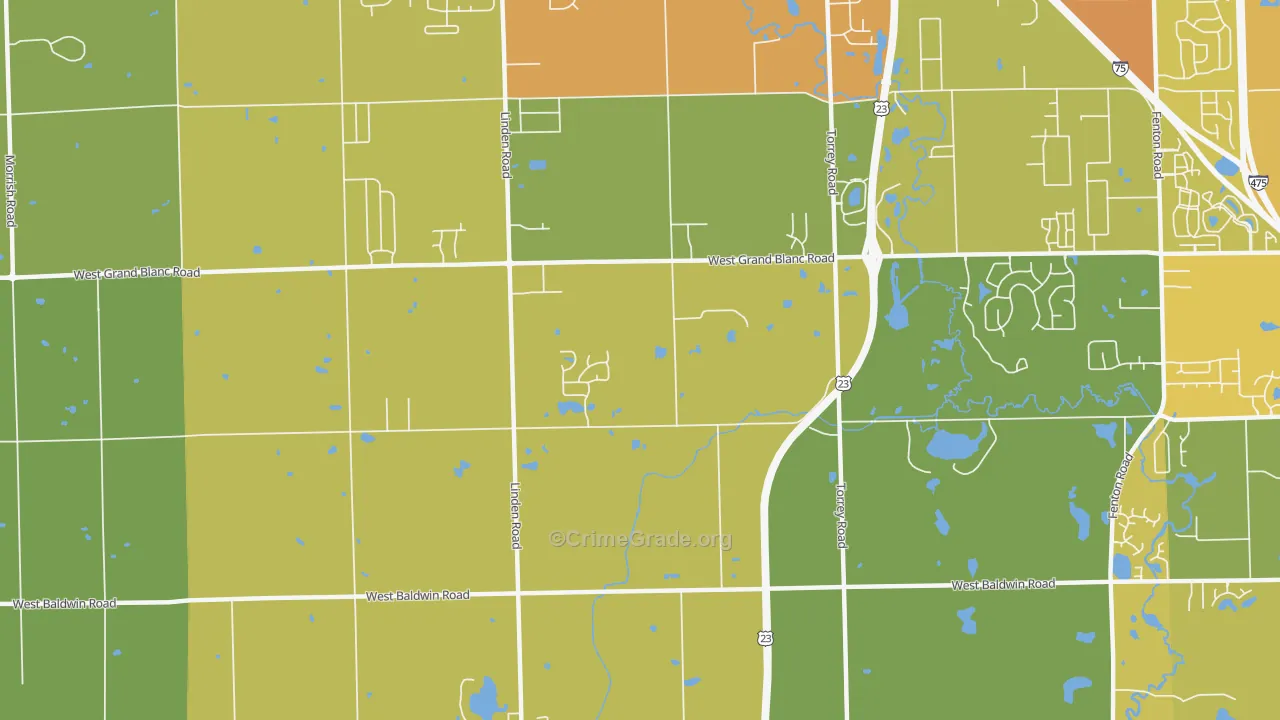 Rankin, MI Map of Murder Rates