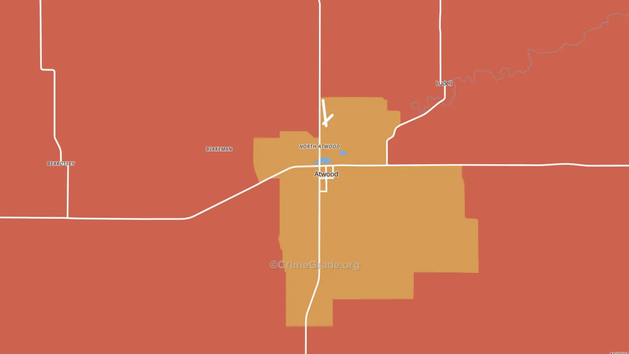 Rawlins County, KS Map of Murder Rates