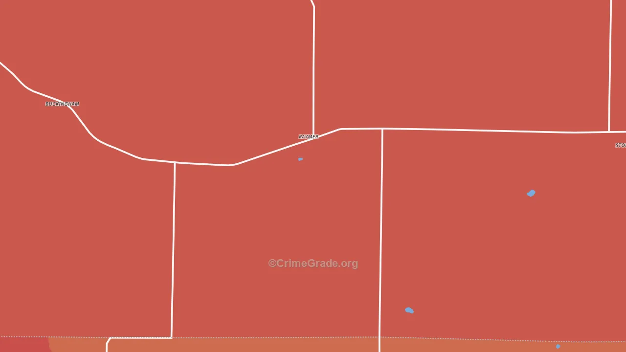 Raymer, CO Map of Murder Rates