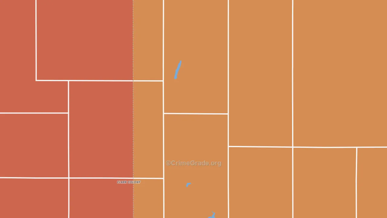 Raymond, SD Map of Murder Rates