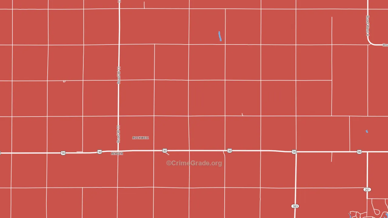 Reager, KS Map of Murder Rates