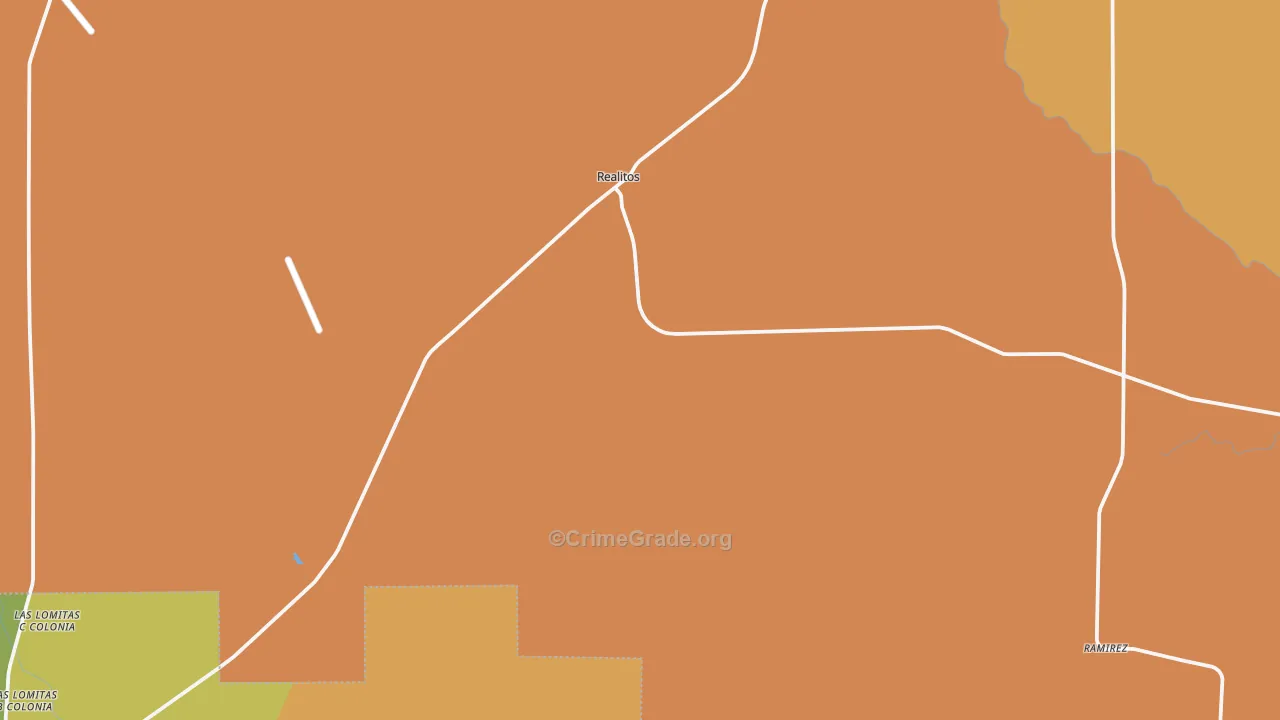 Realitos, TX Map of Murder Rates