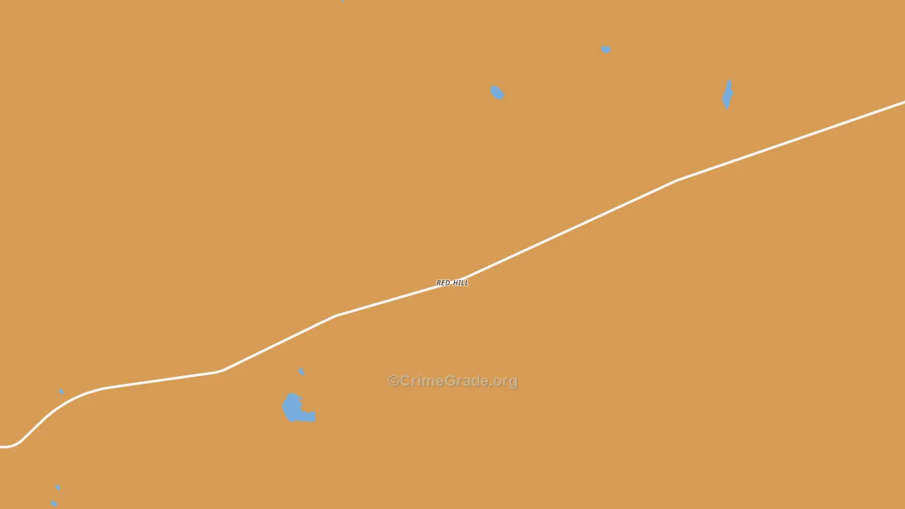 Red Hill, NM Map of Murder Rates