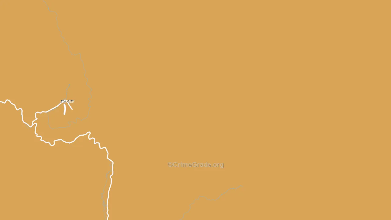 Red River Hot Springs, ID Map of Murder Rates