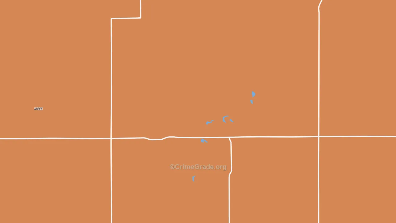 Redbird, NE Map of Murder Rates