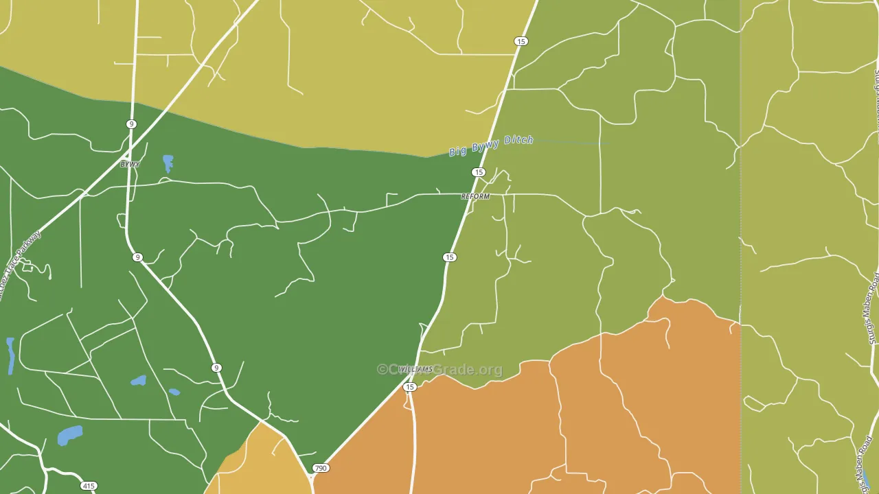 Reform, MS Map of Murder Rates