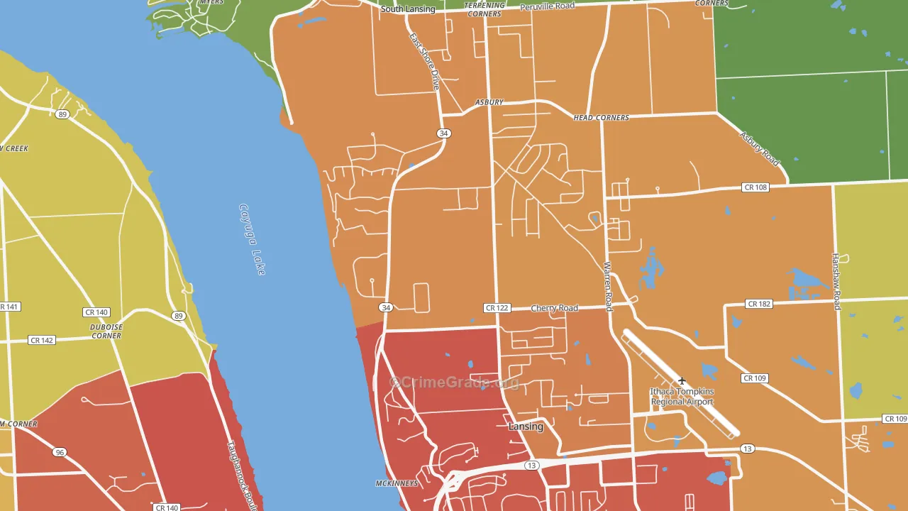 Renwick, NY Map of Murder Rates