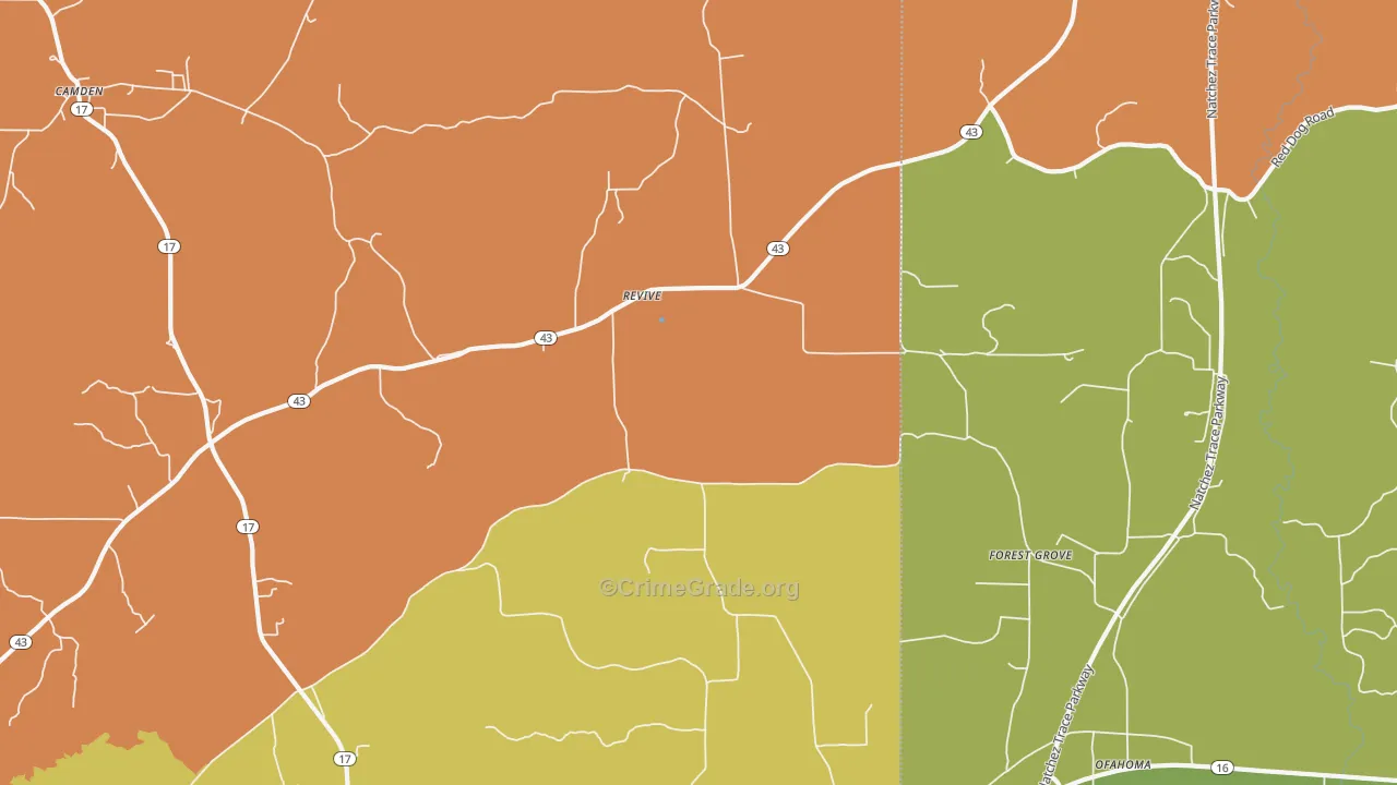 Revive, MS Map of Murder Rates