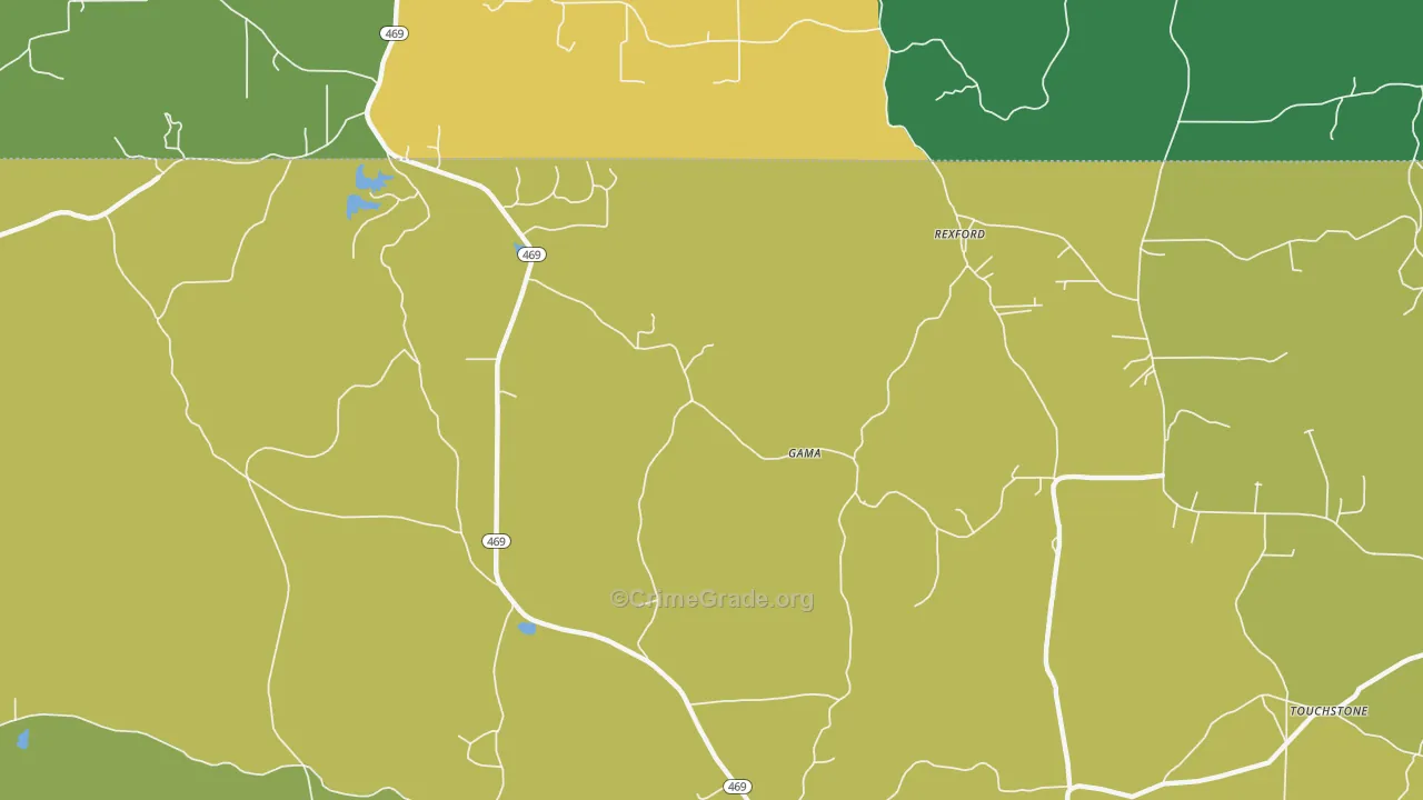 Rexford, MS Map of Murder Rates