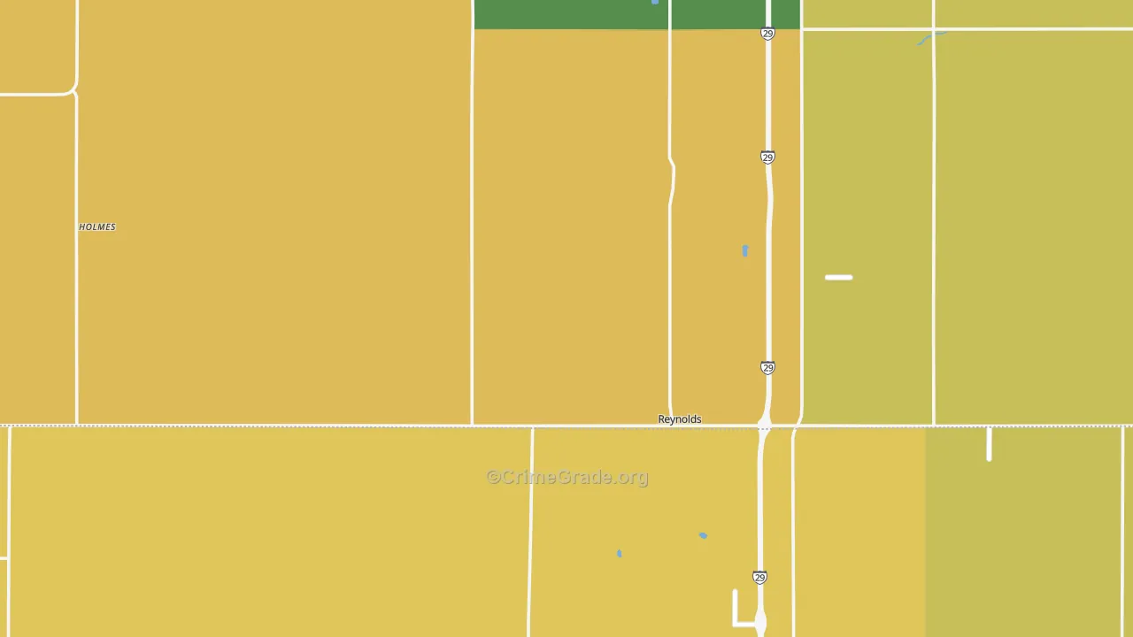 Reynolds, ND Map of Murder Rates