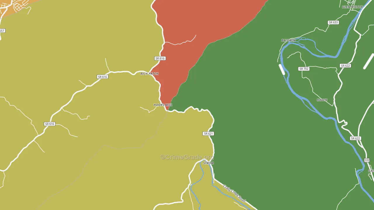 Rich Patch, VA Map of Murder Rates