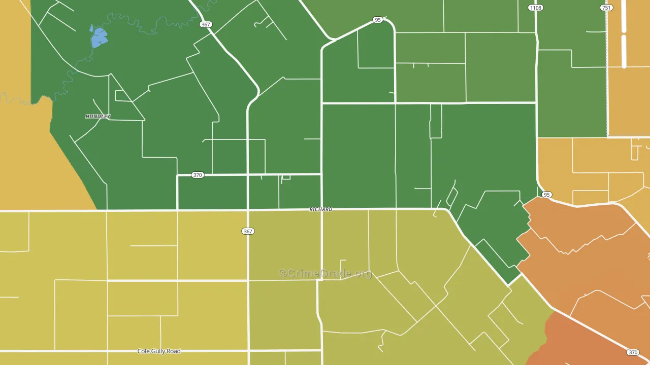 Richard, LA Map of Murder Rates