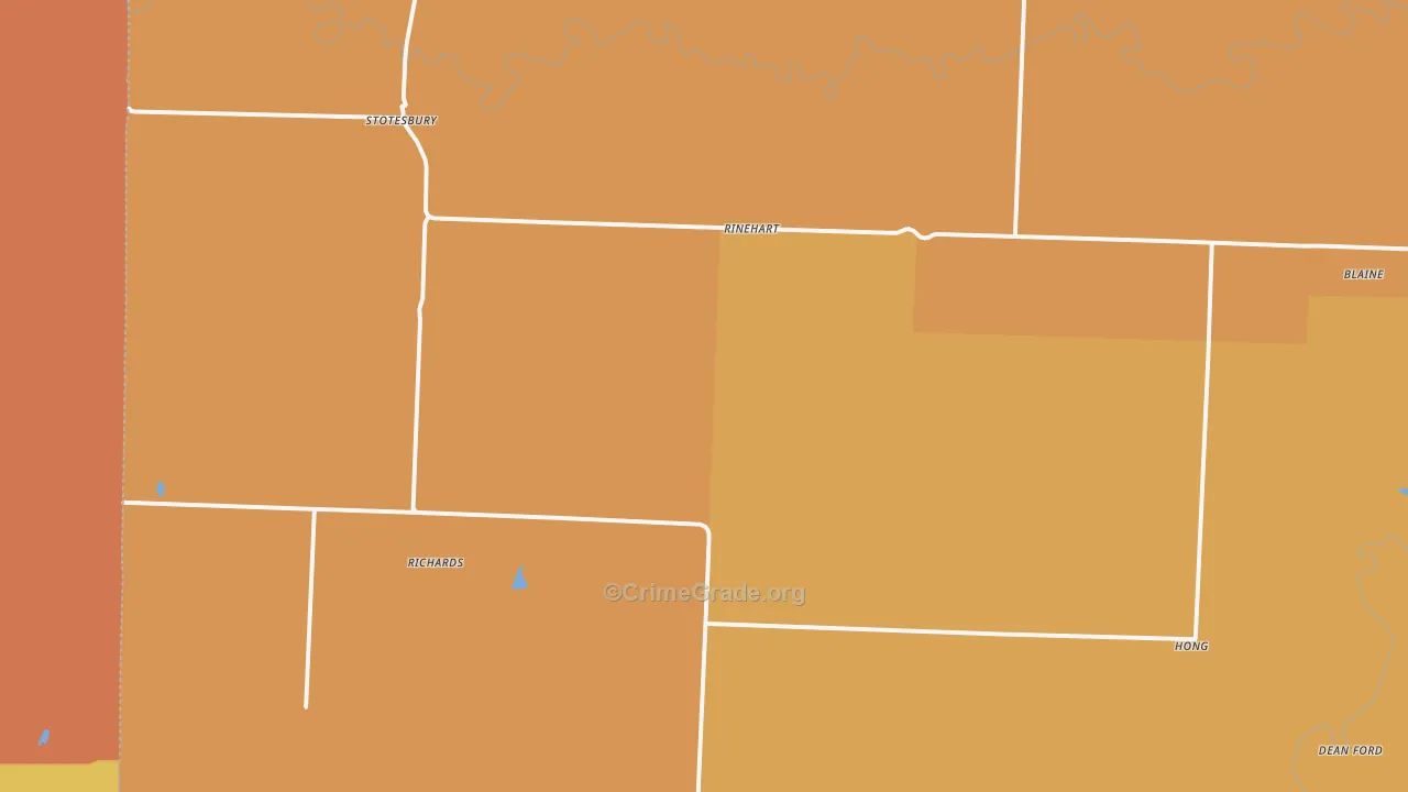 Richards, MO Map of Murder Rates
