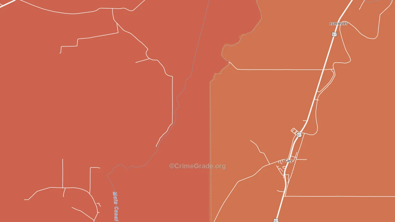 Richey, MS Map of Murder Rates