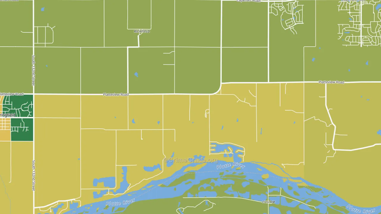 Richfield, NE Map of Murder Rates