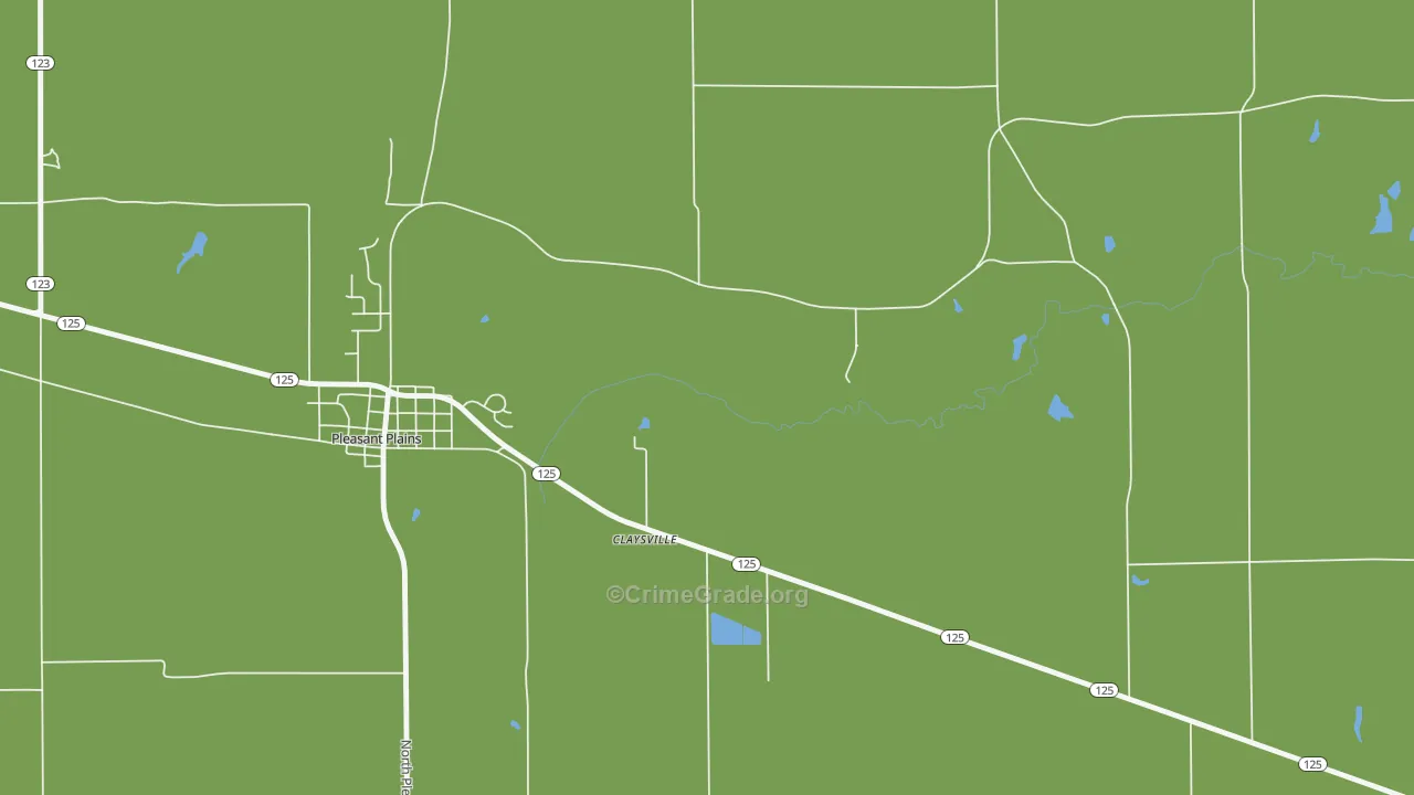 Richland, IL Map of Murder Rates