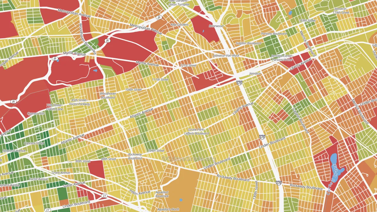 Richmond Hill, Queens, NY Map of Murder Rates