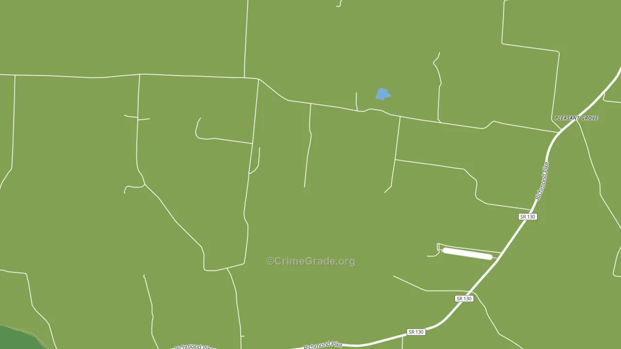 Richmond, TN Map of Murder Rates