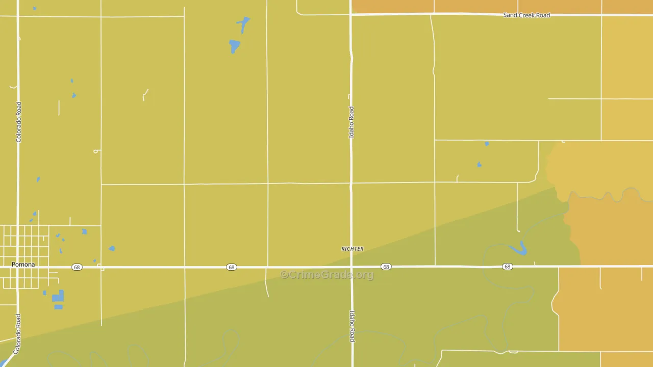 Richter, KS Map of Murder Rates