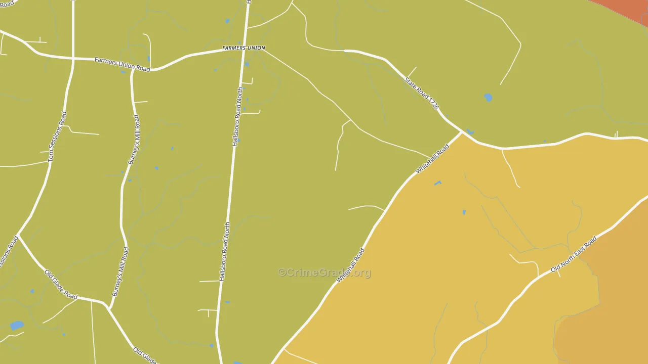 Rico, NC Map of Murder Rates
