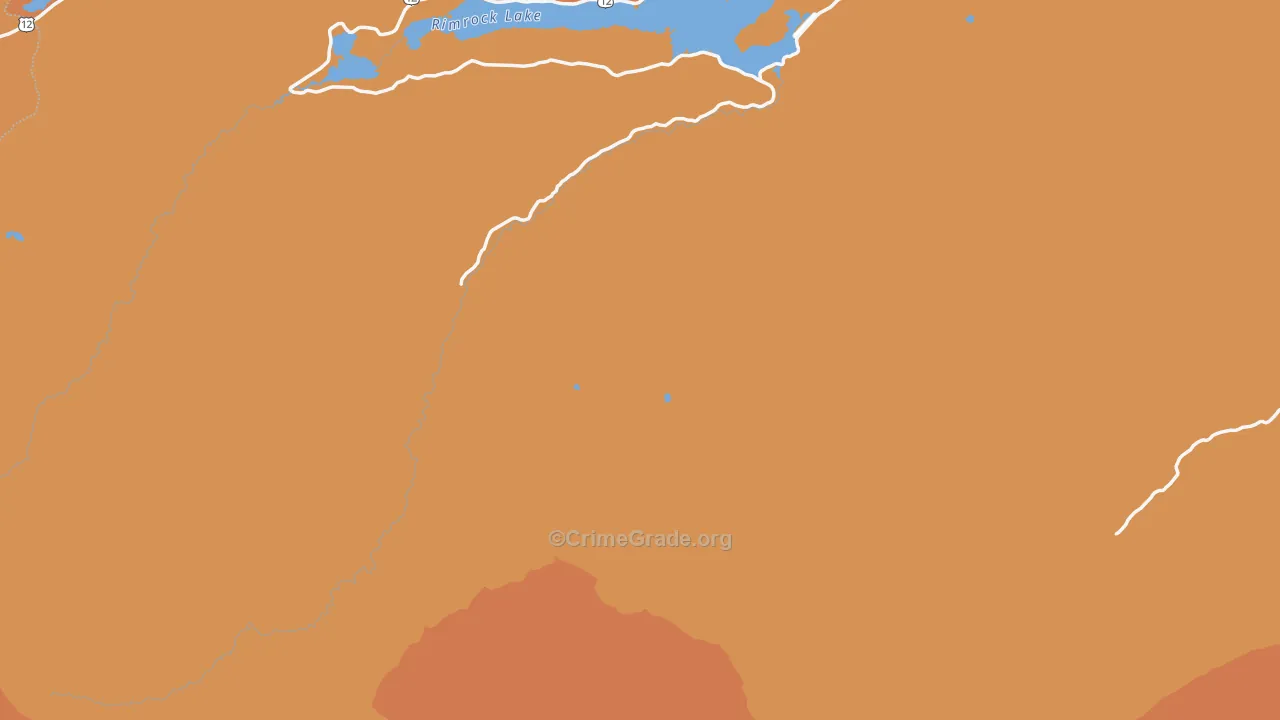 Rimrock, WA Map of Murder Rates