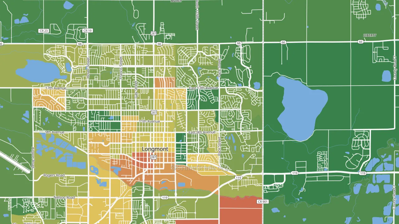 Rinn, CO Map of Murder Rates