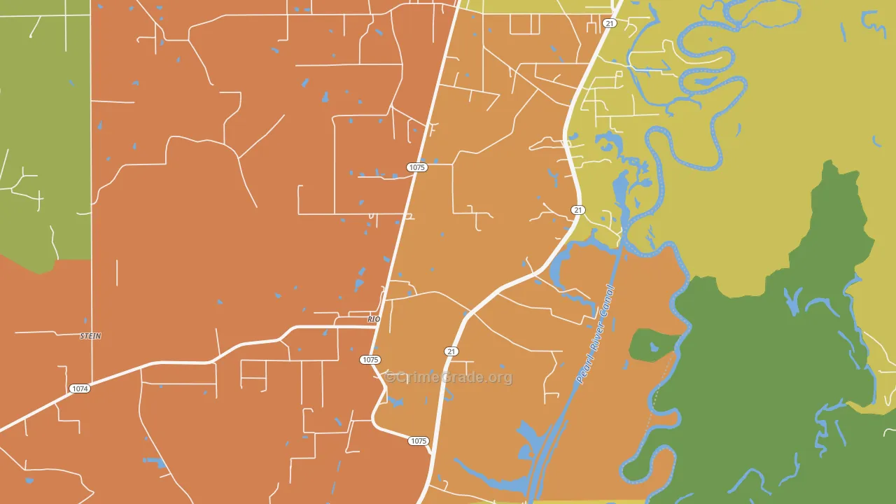Rio, LA Map of Murder Rates