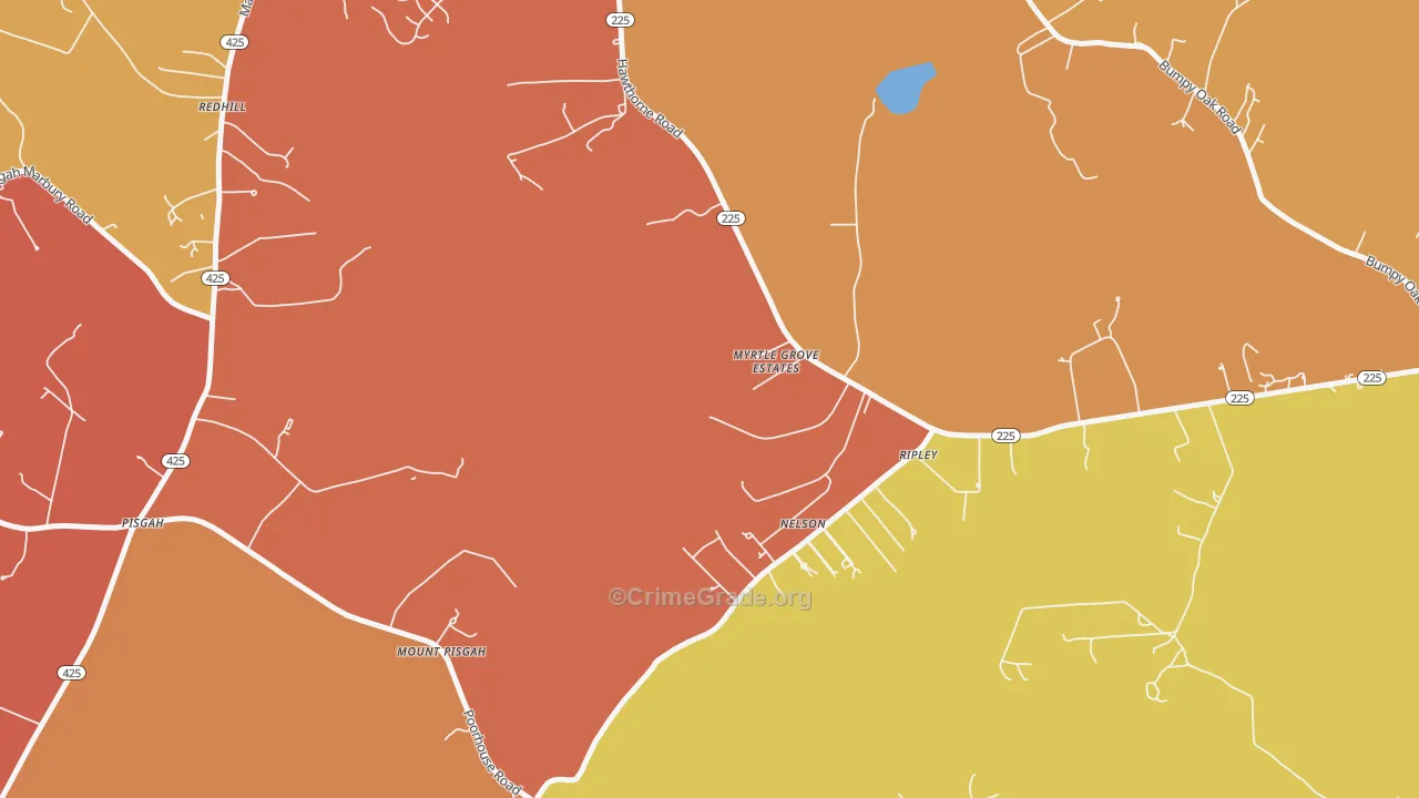 Ripley, MD Map of Murder Rates