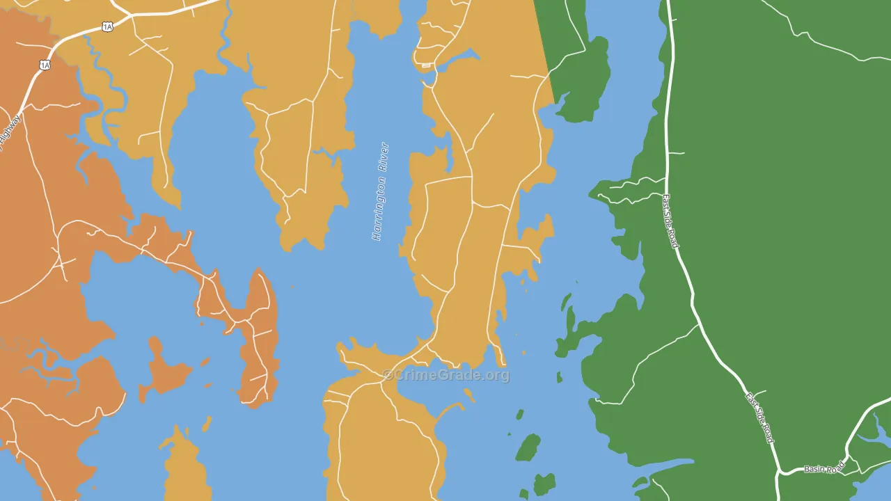 Ripley, ME Map of Murder Rates