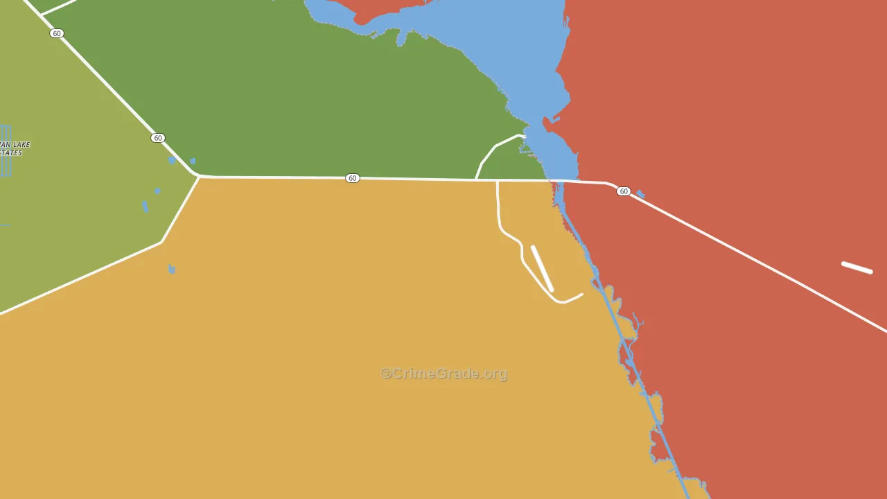 River Ranch, FL Map of Murder Rates